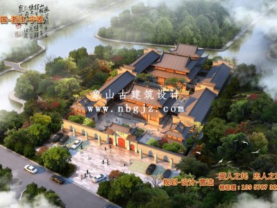 龙湖天福寺重建规划效果图